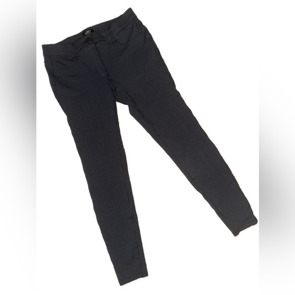 NWOT Loft size 2 Yoga dress pants 27” inseam black and gray checkered - Picture 4 of 7